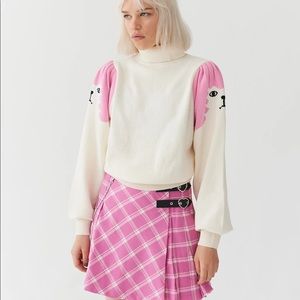 Lazy Oaf Poodle puff sleeve sweater